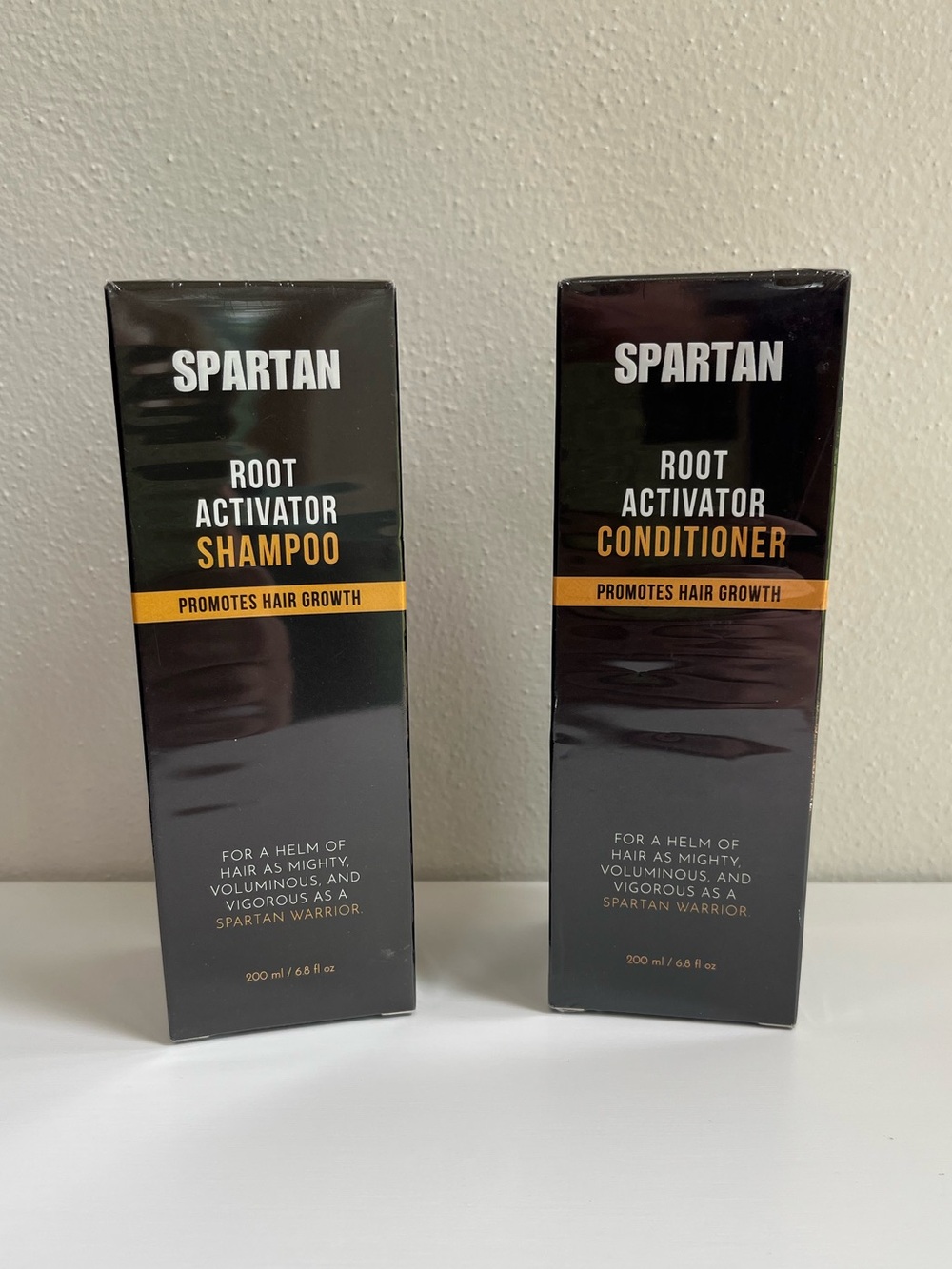 SPARTAN Root Activating Shampoo + Conditioner Men’s Hair Growth NIB Loss & Thin